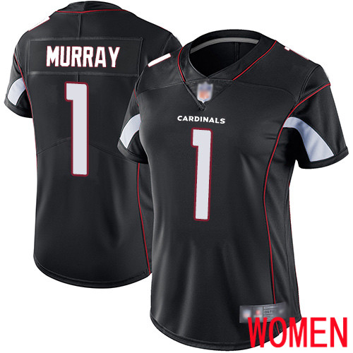 Arizona Cardinals Limited Black Women Kyler Murray Alternate Jersey NFL Football #1 Vapor Untouchable->women nfl jersey->Women Jersey